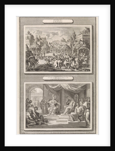 Feast of Tabernacles and Solomon and the Queen of Sheba by Pieter Mortier