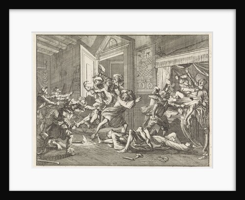 Murder of the Templars at Zierikzee, 1312 by Hermannus Ribbius