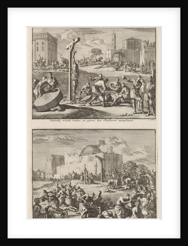 Martyrdom of the early Christians and the martyrdom of Saint Julian by Barent Visscher