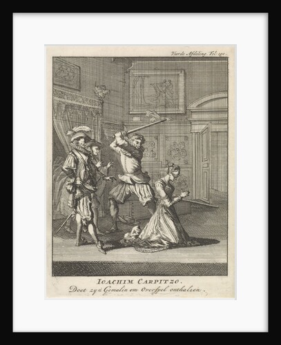 Joachim von Carpzov orders his wife's beheading by Jan Luyken