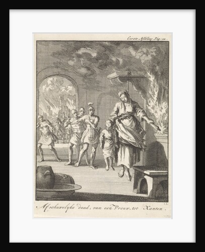 Suicide of a woman in Xanten by Jan Claesz ten Hoorn