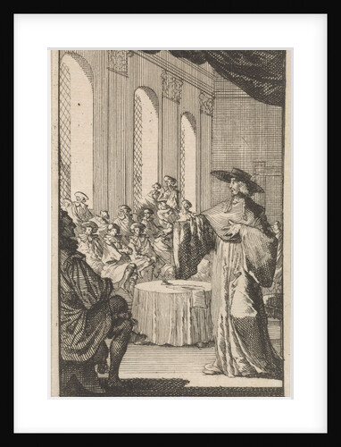 Cardinal Mazarin defends himself in a meeting by Boudewijn van der Aa