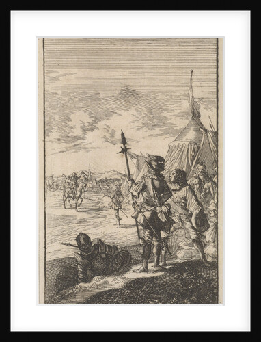 Bishop Mazarin close the peace treaty of Cherasco by Boudewijn van der Aa