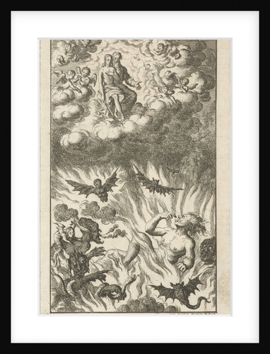 Vision of the rich man in hell by Jan Luyken