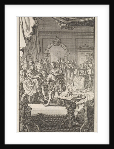 Transfer of the Spanish Netherlands by Philip II to Isabella Clara Eugenia by Anonymous