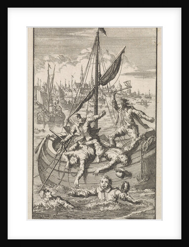Pietro Ciacconne conquer a boat from Leiden The Netherlands by Engelbrecht Boucquet