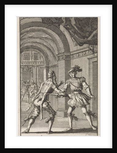 Don Carlos is trying to murder the Duke of Alva by Engelbrecht Boucquet
