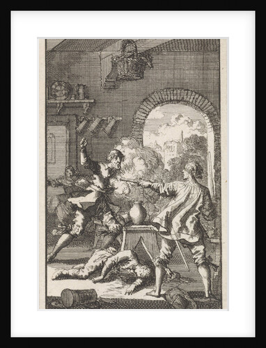 Murder by Cardinal Del Monte, 1560 by Jan Luyken