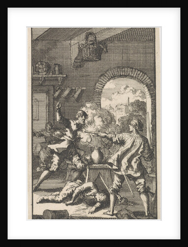 Murder by Cardinal Del Monte, 1560 by Jan Luyken