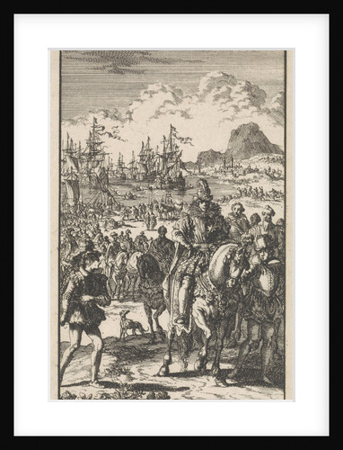 Prince Philip lands in England by Jan Luyken