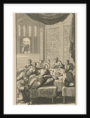 Christ anointed by a sinful woman by Anonymous