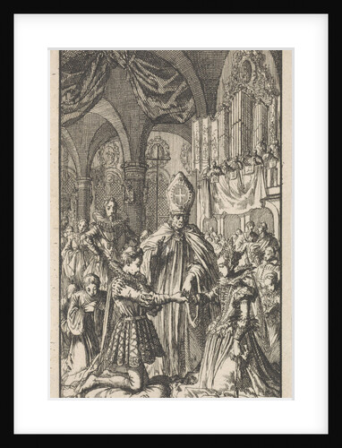 Marriage between Crown Prince Philip and Maria of Portugal by Jan Luyken