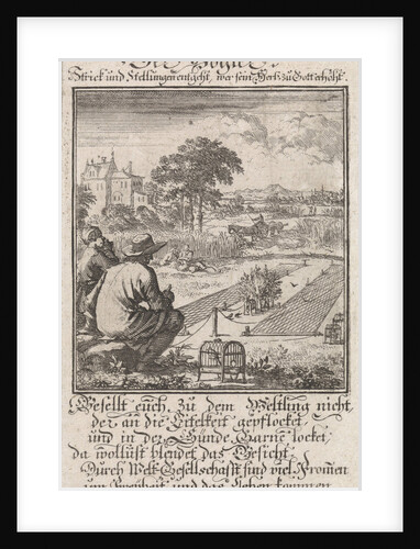 Birds catching by Anonymous