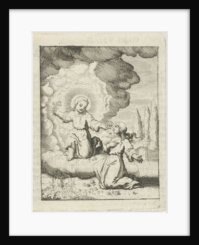 Personified soul meets Christ by Pieter Arentsz II