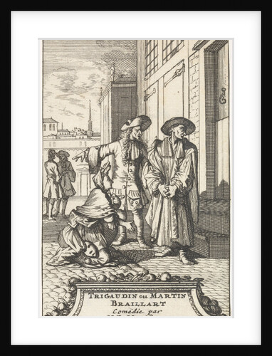 Lucie kneels for La Riviere who is dressed up as a spiritual by Adriaan Braakman