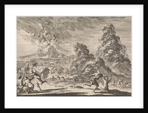 Earthquake in Ambon, Indonesia, 1674 by Pieter van der Aa I