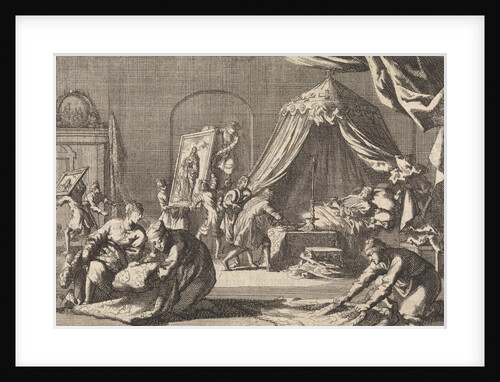 Death of Christoph Bernhard von Galen, Bishop of Münster, 1678 by Pieter van der Aa I