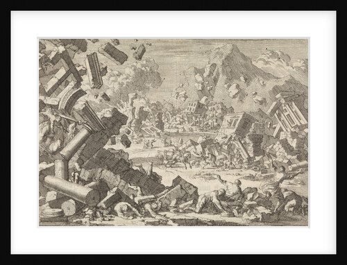 Earthquake in Ragusa by Pieter van der Aa I