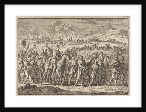 Raid of Tatars in Poland by Pieter van der Aa I