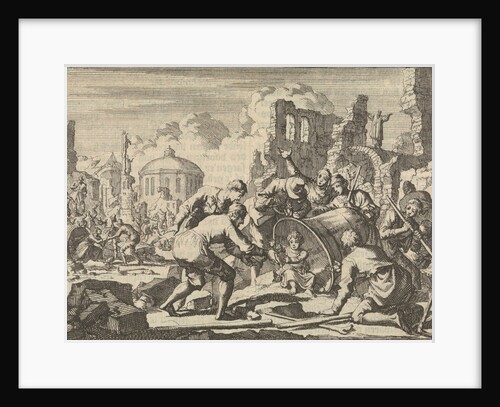 Earthquake in San Severo in Sicily by Pieter van der Aa I