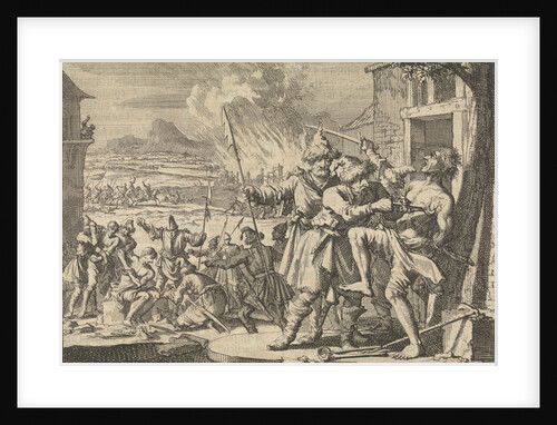 Atrocities against the people of Lower Austria committed by Polish Cossacks in the service of the emperor, 1620 by Pieter van der Aa I