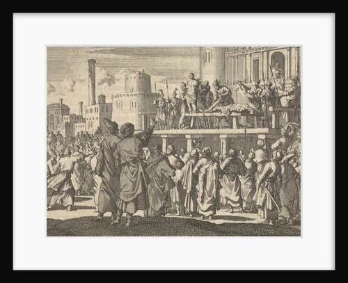 Sultan Murad IV has the arms and legs of two men cut off because they had smoked, ca. 1630 by Pieter van der Aa I