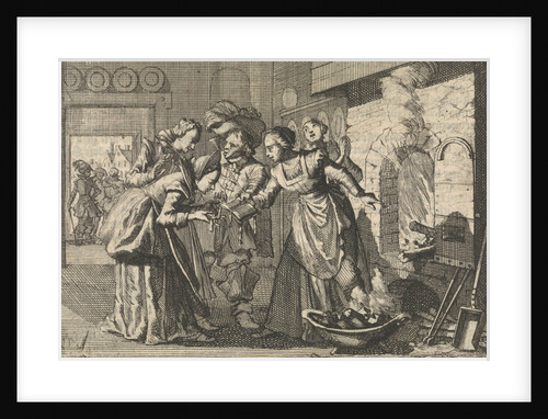 In Langengunz (Hessen) the book Paradyshofken is extracted from a burning furnace undamaged, 1624 by Pieter van der Aa I