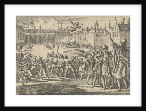 Peasant wedding by the butchers of Vienna for Emperor Matthias, 1613 by Pieter van der Aa I