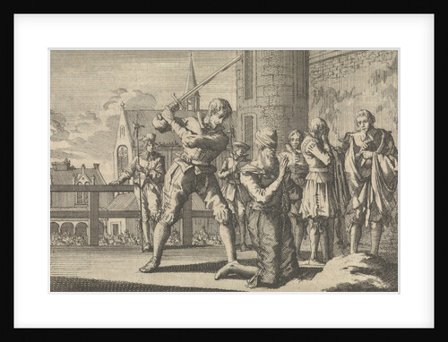Johan van Barneveld decapitated, 1619 by Pieter van der Aa I