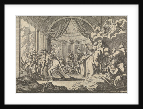 Satirical theatrical performance given by King Philip IV of Spain to his guest Charles I of England, 1623 by Pieter van der Aa I