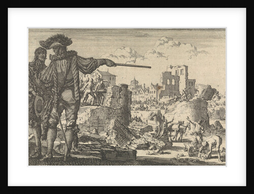 Spinola lets break down the walls of Mülheim, 1614 by Pieter van der Aa I