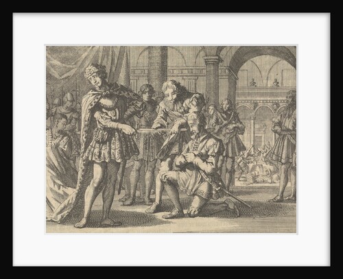 Fear of James I, King of England, for a sword at the knighting of Kenelm Digby, ca. 1623 by Anonymous