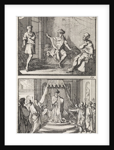 Joseph interprets dreams in jail by Andries van Damme