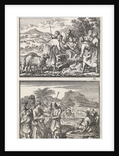 Joseph is thrown in the pit by his brothers by Andries van Damme