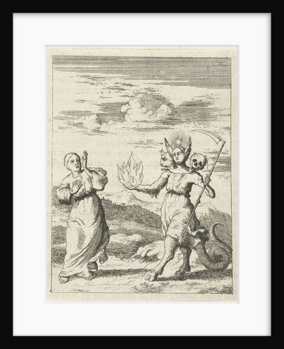 Personified soul meets Sin by Pieter Arentsz II