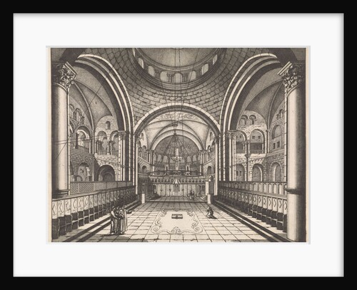 Choir of the Holy Sepulchre in Jerusalem by Jan Luyken