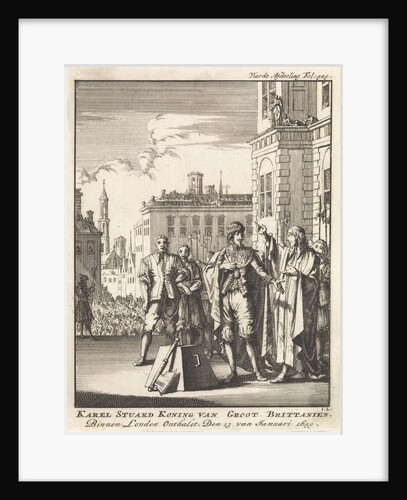 Beheading of Charles I, king of England, London, 1649 by Jan Claesz ten Hoorn