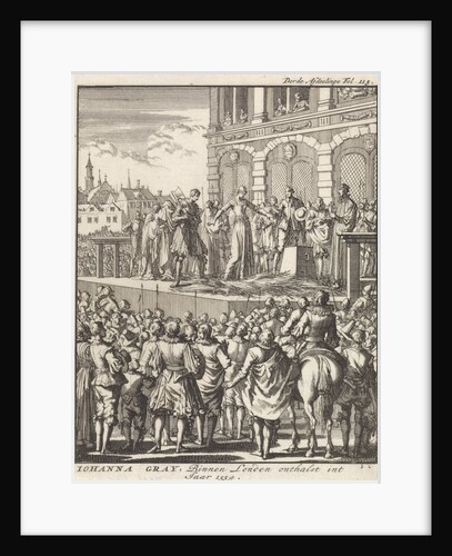 Decapitation of Lady Jane Grey, London, 1554 by Jan Claesz ten Hoorn