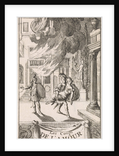 Title page for Les coups de l'Amour et de la Fortune by Antoine Schelte