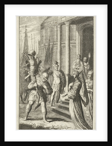 Poliarchus meets Queen Hyanisbe after his victory over Radirobanes by Jan Luyken