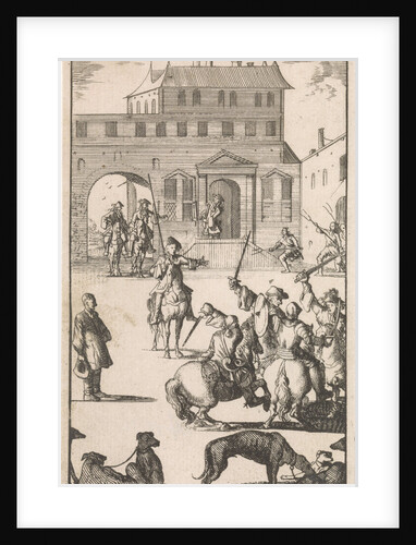 Fight of Don Clarazel with the Count de la Tour and his followers by Nathanael Holbeex