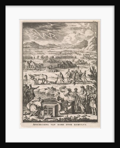 Romulus founding Rome by Willem van de Water