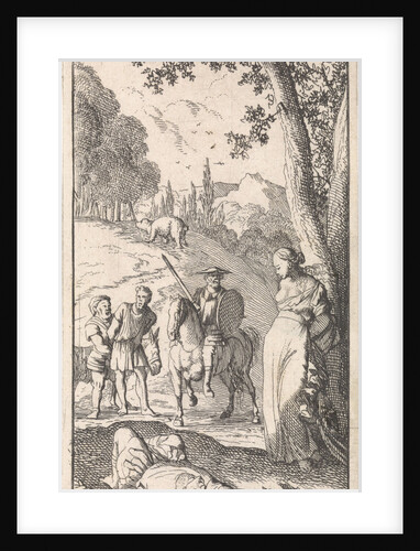 Don Quixote frees Eugenia by Pieter Mortier
