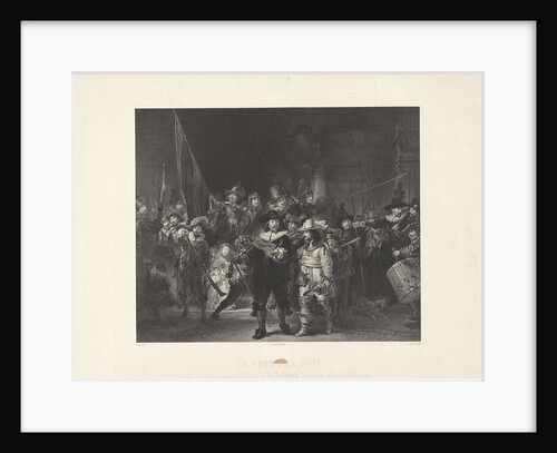 Nightwatch, Adolphe Mouilleron, Rembrandt Harmensz. van Rijn by Frans Buffa en Zonen