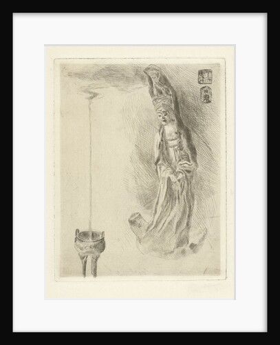 Statue of a Japanese goddess by Adriaan Pit