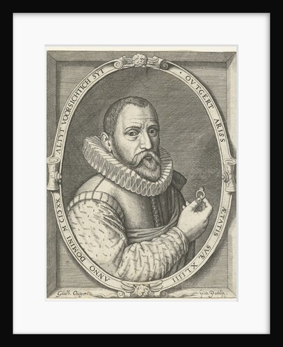 Portrait of Outgert Ariss Akersloot at the age of 44 by Willem Outgertsz. Akersloot