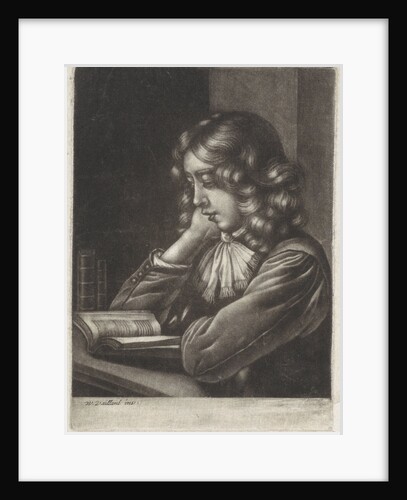 Reading boy by Anonymous