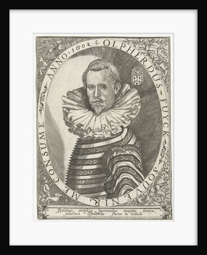 Portrait of Olpherdus Fuyck (Olfert Fuchs?) by Floris Balthasarsz. van Berckenrode