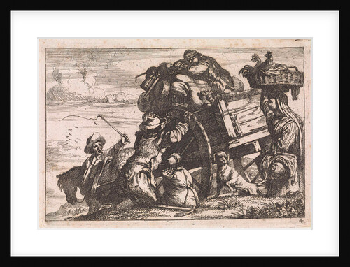 The cart by Jan Baptist de Wael