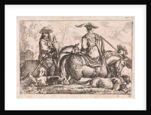 Falconry by Jan Baptist de Wael